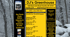 Desktop Screenshot of djsgreenhouse.com