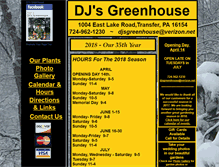 Tablet Screenshot of djsgreenhouse.com